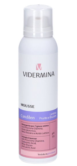 Vidermina Candilen Mousse Detergente Intimo Lenitivo 150 ml